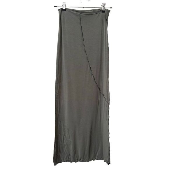 THE LINE BY K Vana Maxi Skirt in Army Green Sz XS - Picture 1 of 5